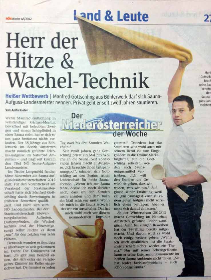 Zeitungsartikel NOEN