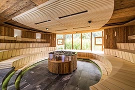 Sauna EM im Quellenhof St. Martin/ Meran in Südtirol